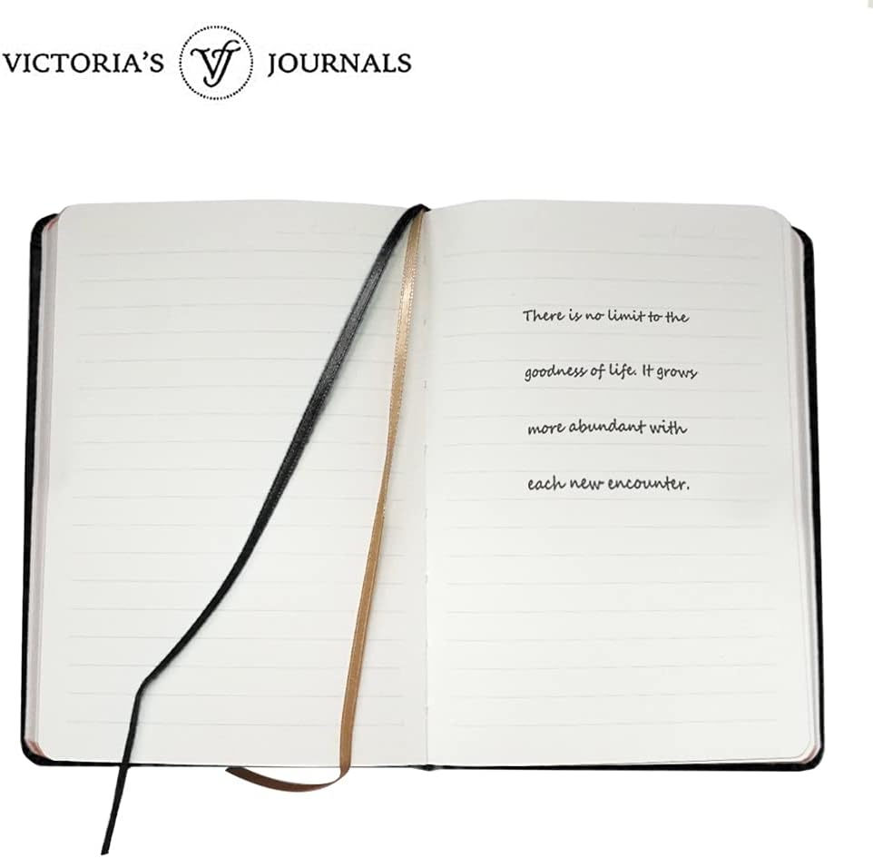 Vintage Renaissance Black Diary – Vegan Leather, 256 Pages