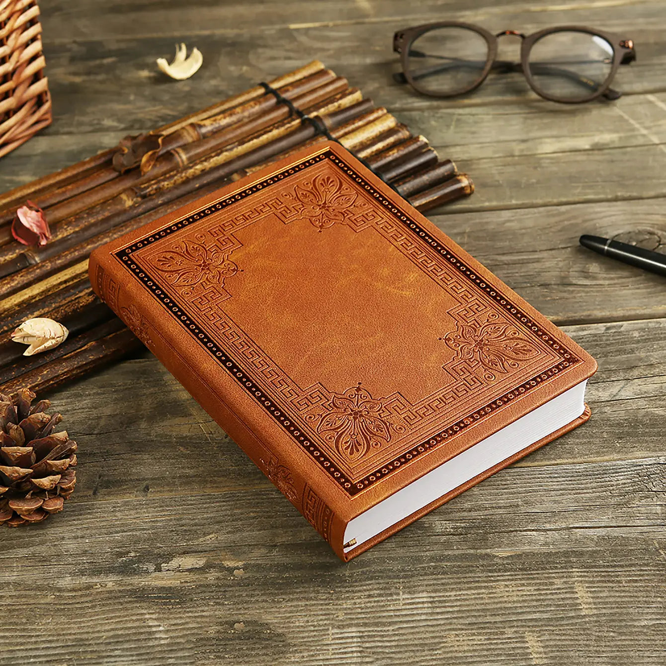Sketchbook Antique Style Victoria's Journals (Brown)