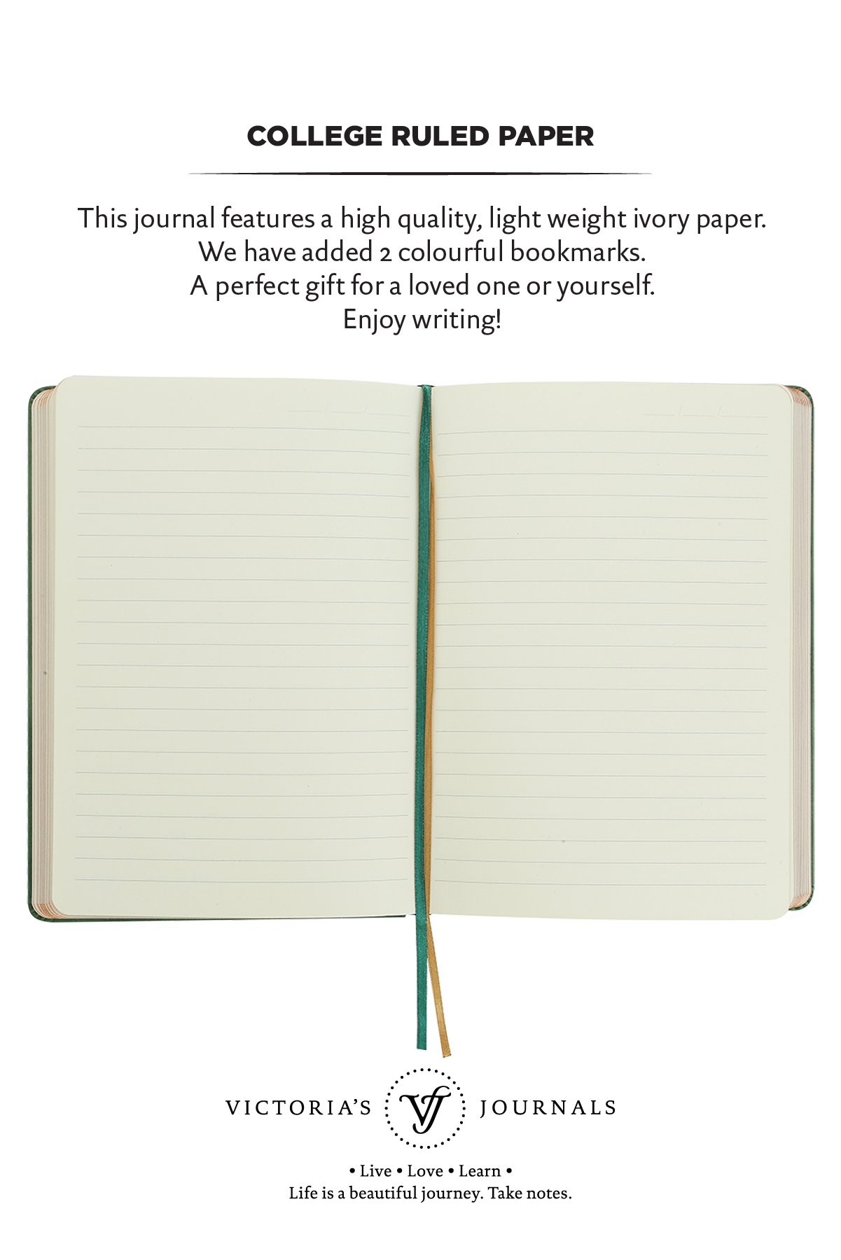 Antique Vintage Green Diary – Vegan Leather Journal (320 Pages)