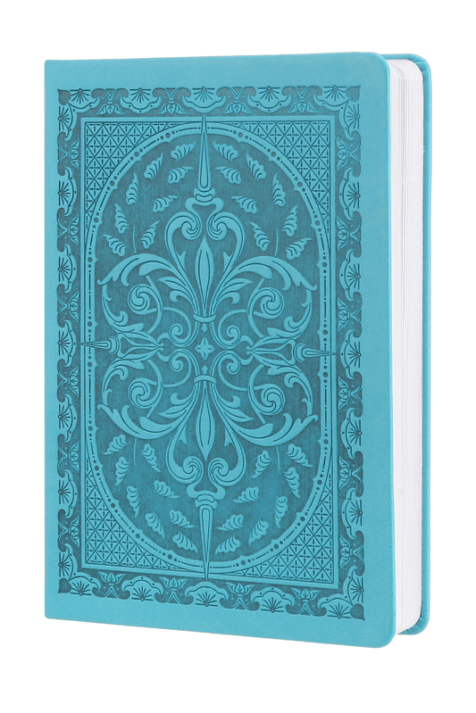 Sketchbook Antique Style Victoria's Journals (Aqua Blue)