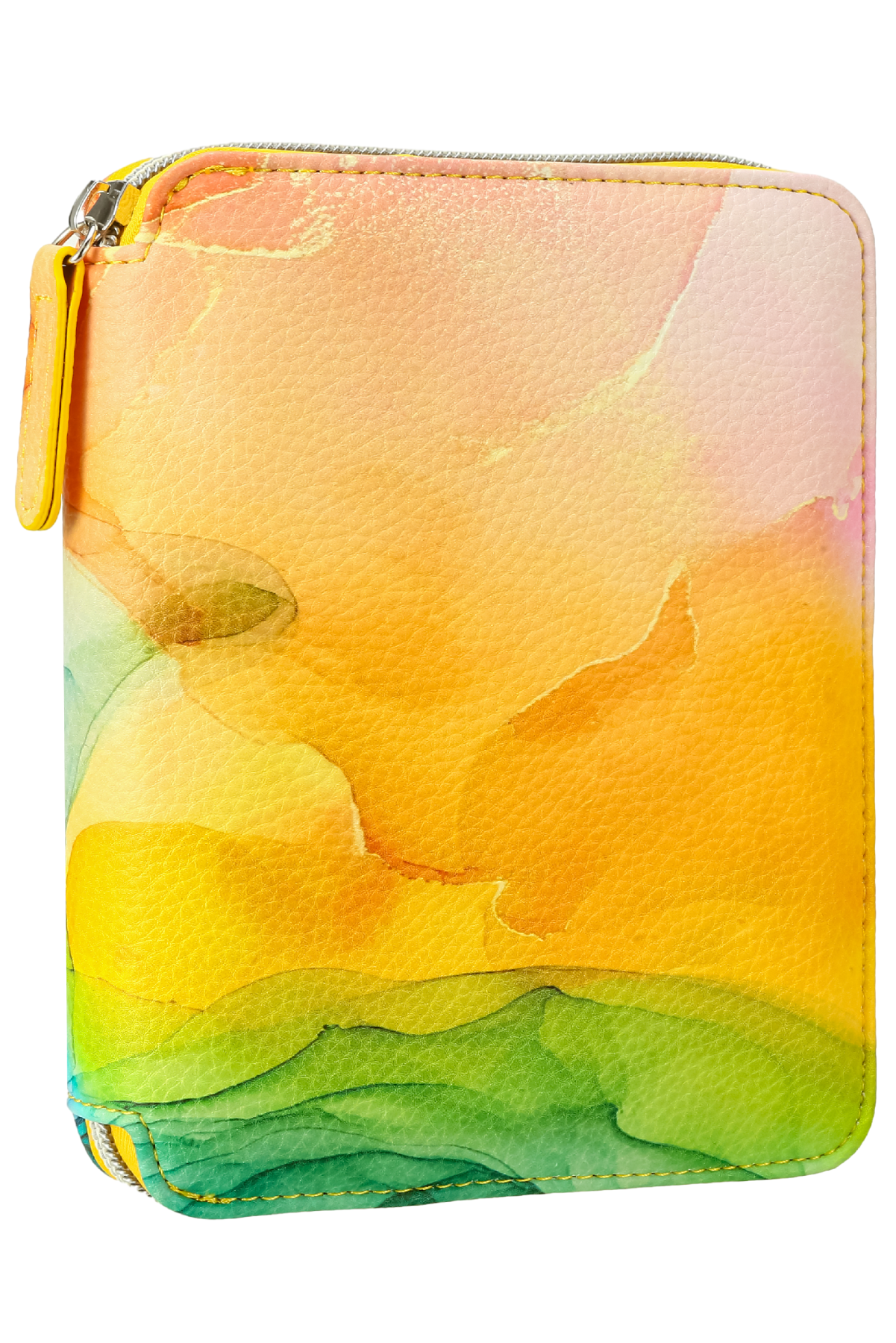 Zippered Vegan Leather Portfolio Diary (Dawn)