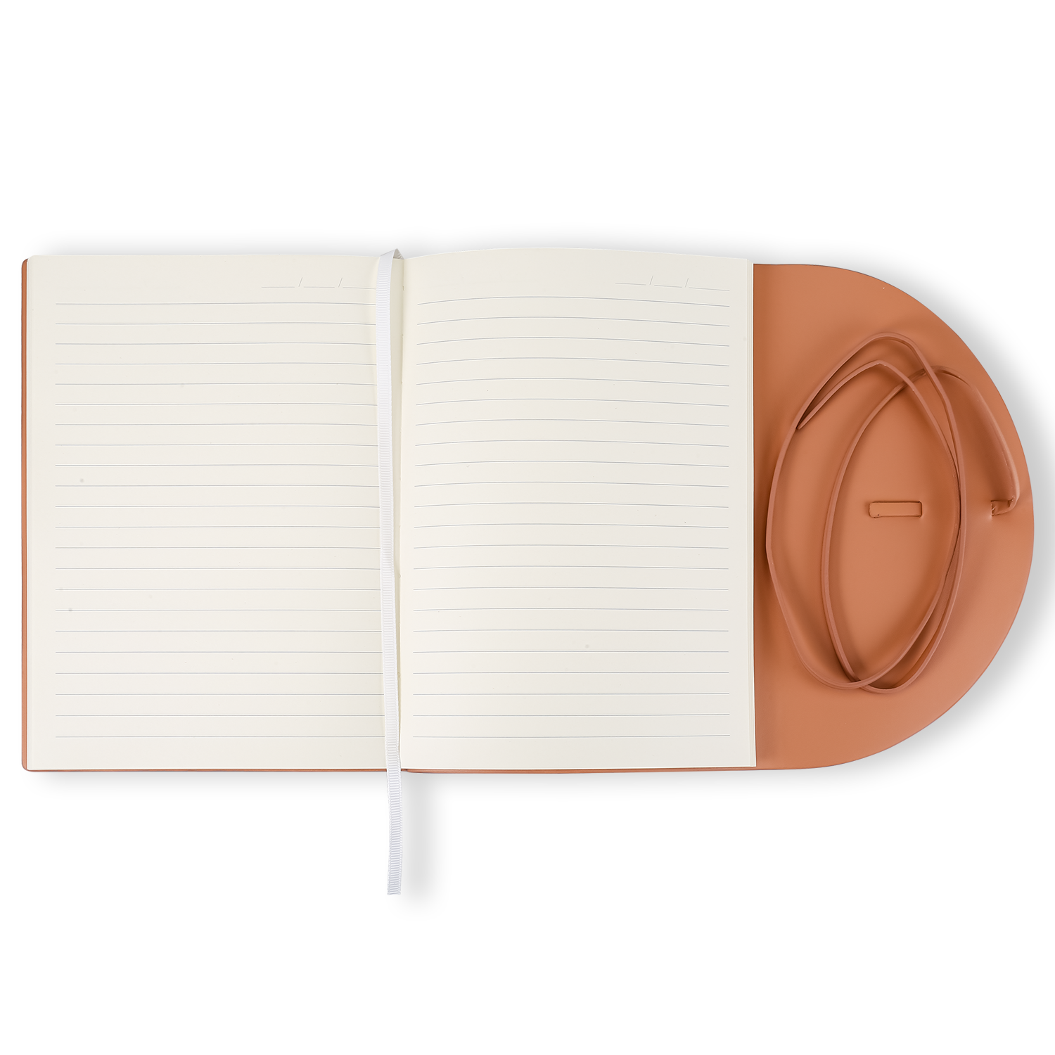 PELLA journal in trendy fashion colors with high-quality paper, compact design, flexy cover, and ethical leather by Victoria's Journals. Perfect for on-the-go. Victoria's Journals Burnt Rose Colour