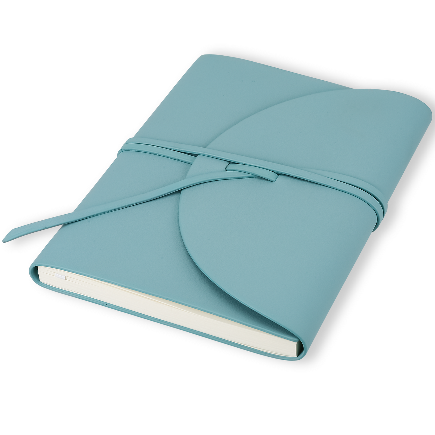 Pella Firenze Flexy Aqua-Blue Vegan Leather Journal – 192-Page Classic