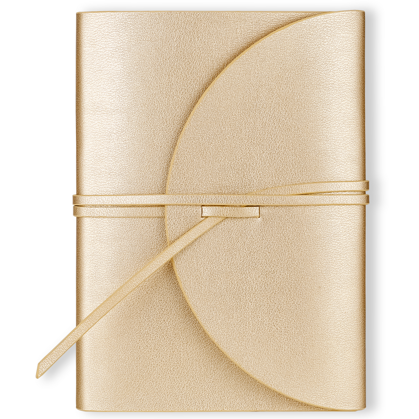 PELLA journal in trendy fashion colors with high-quality paper, compact design, flexy cover, and ethical leather by Victoria's Journals. Perfect for on-the-go. Victoria's Journals Gold Colour
