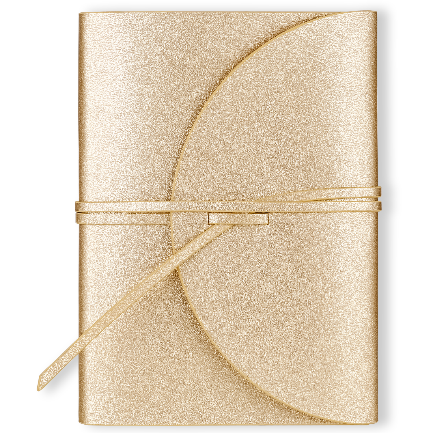 PELLA journal in trendy fashion colors with high-quality paper, compact design, flexy cover, and ethical leather by Victoria's Journals. Perfect for on-the-go. Victoria's Journals Gold Colour