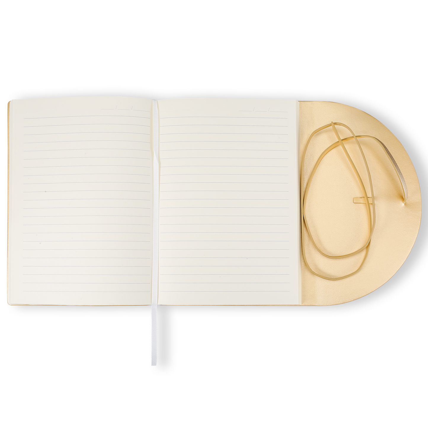 PELLA journal in trendy fashion colors with high-quality paper, compact design, flexy cover, and ethical leather by Victoria's Journals. Perfect for on-the-go. Victoria's Journals Gold Colour