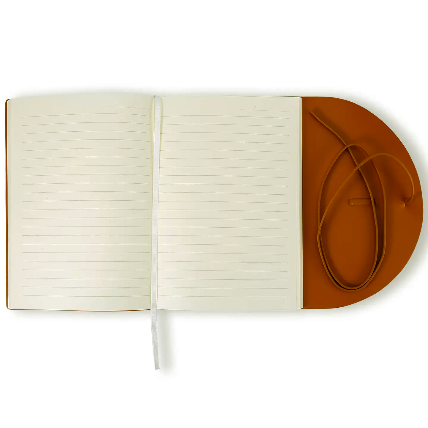Pella Firenze Flexy Burnt-Brown Vegan Leather Journal – 192-Page Classic