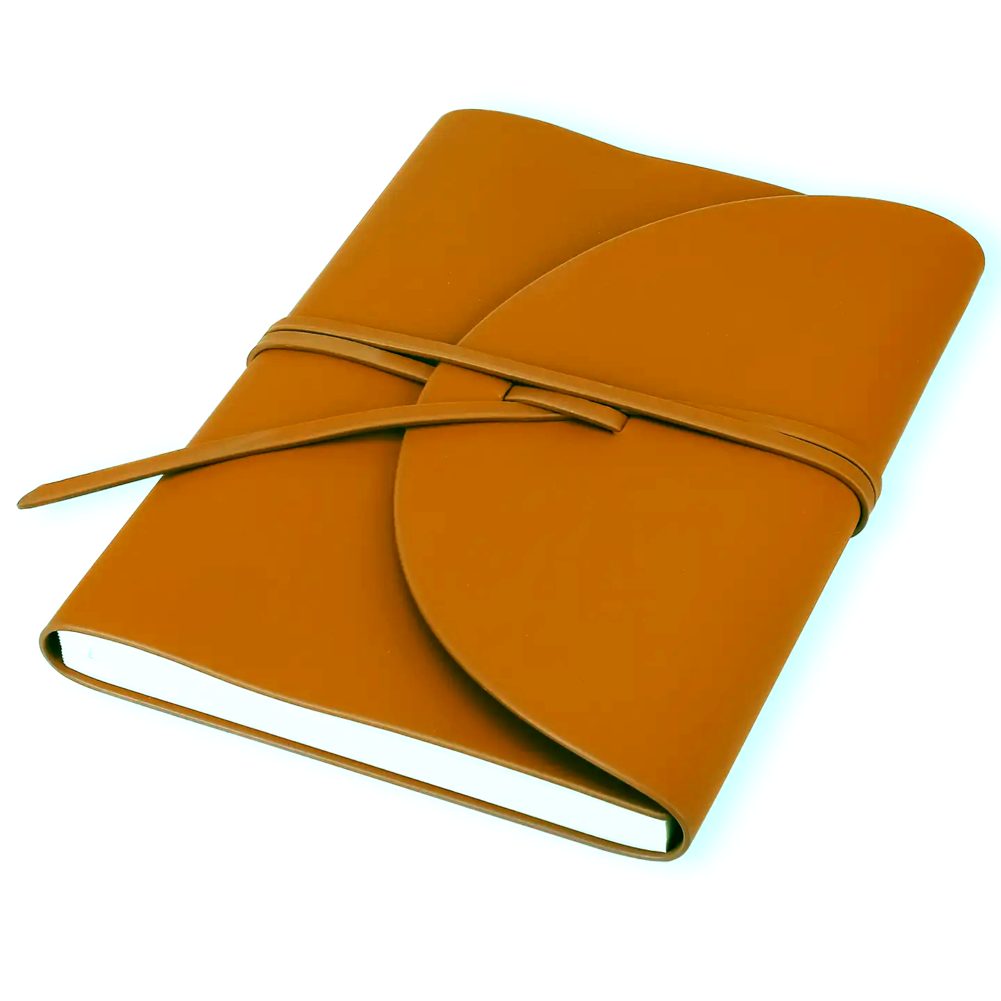 Pella Firenze Flexy Burnt-Brown Vegan Leather Journal – 192-Page Classic