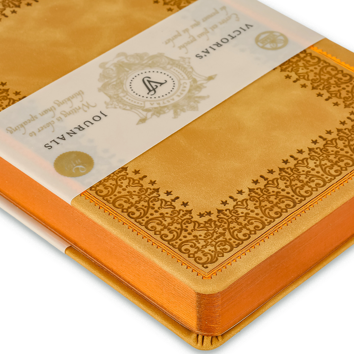 Antique Vintage Tan Diary – 320-Page Vegan Leather Journal
