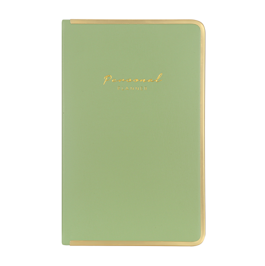 Victoria's Journals MONACO undated  weekly diary for men and women lime green