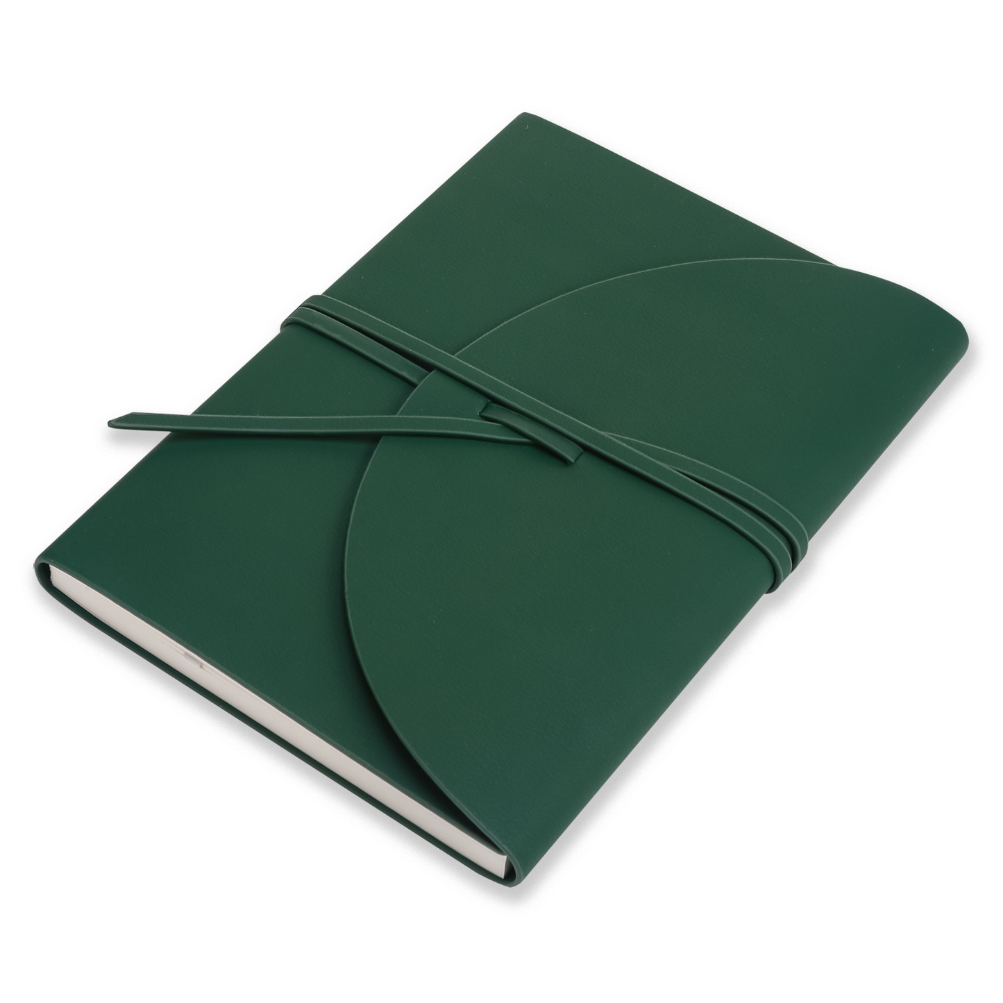 Pella Firenze Flexy Forest Green Vegan Leather Journal – 192-Page Classic