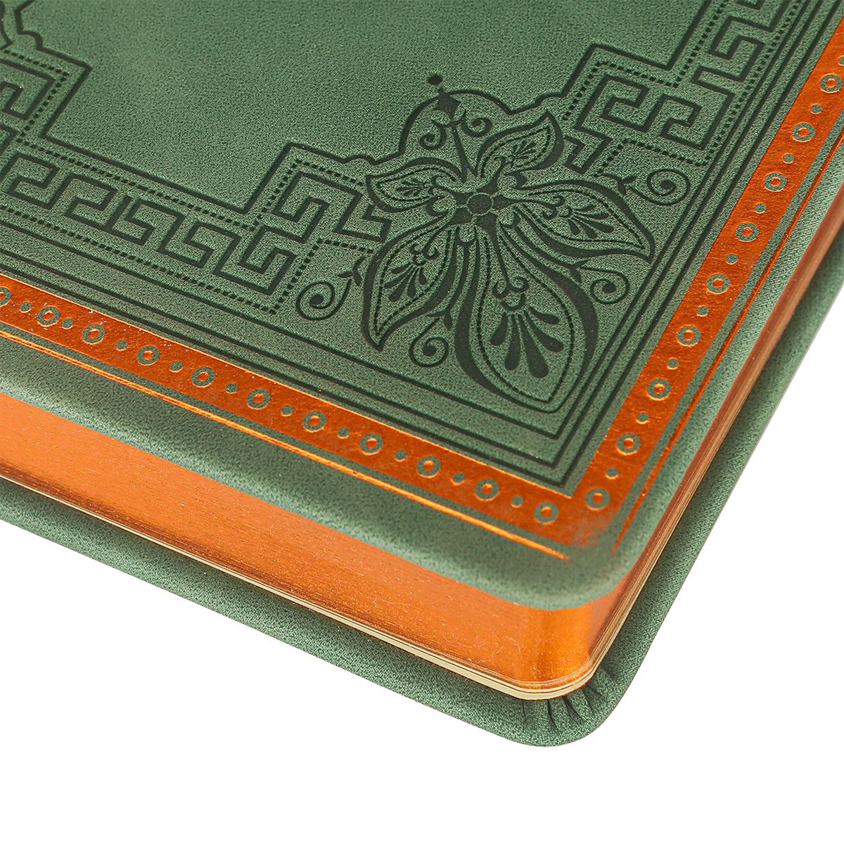 Five-Year Vintage Look Diary (Motivational, Prayer, Gratitude, Mindfulness, Self-Help and Daily Affirmations) 4.64x6.6", 394p. (Green)