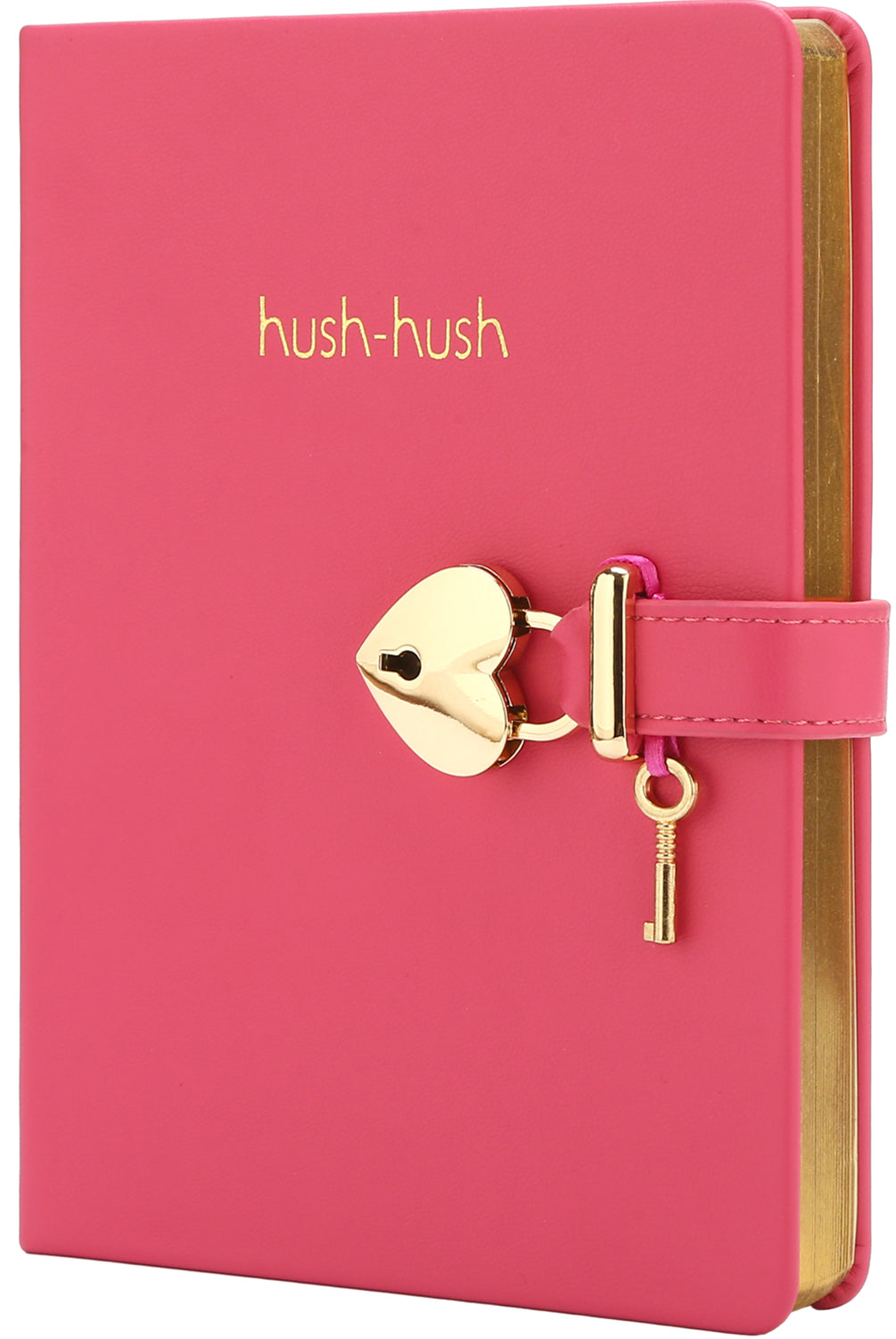 Girls Diary with Lock and Key for Girls Secret Kids Journals for Girls Pink  Heart Locking Journal Faux Leather Gold Lined Notebook
