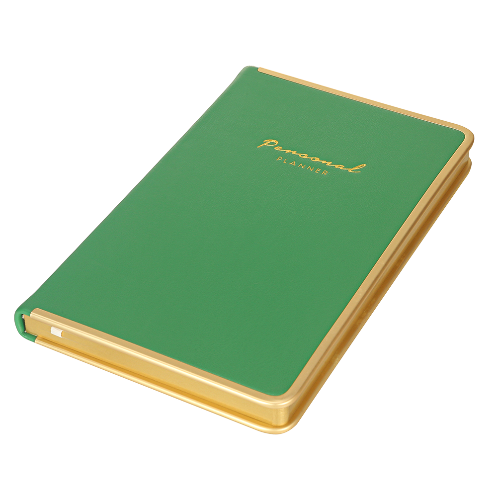 Victoria's Journals MONACO undated diary for men and women Green