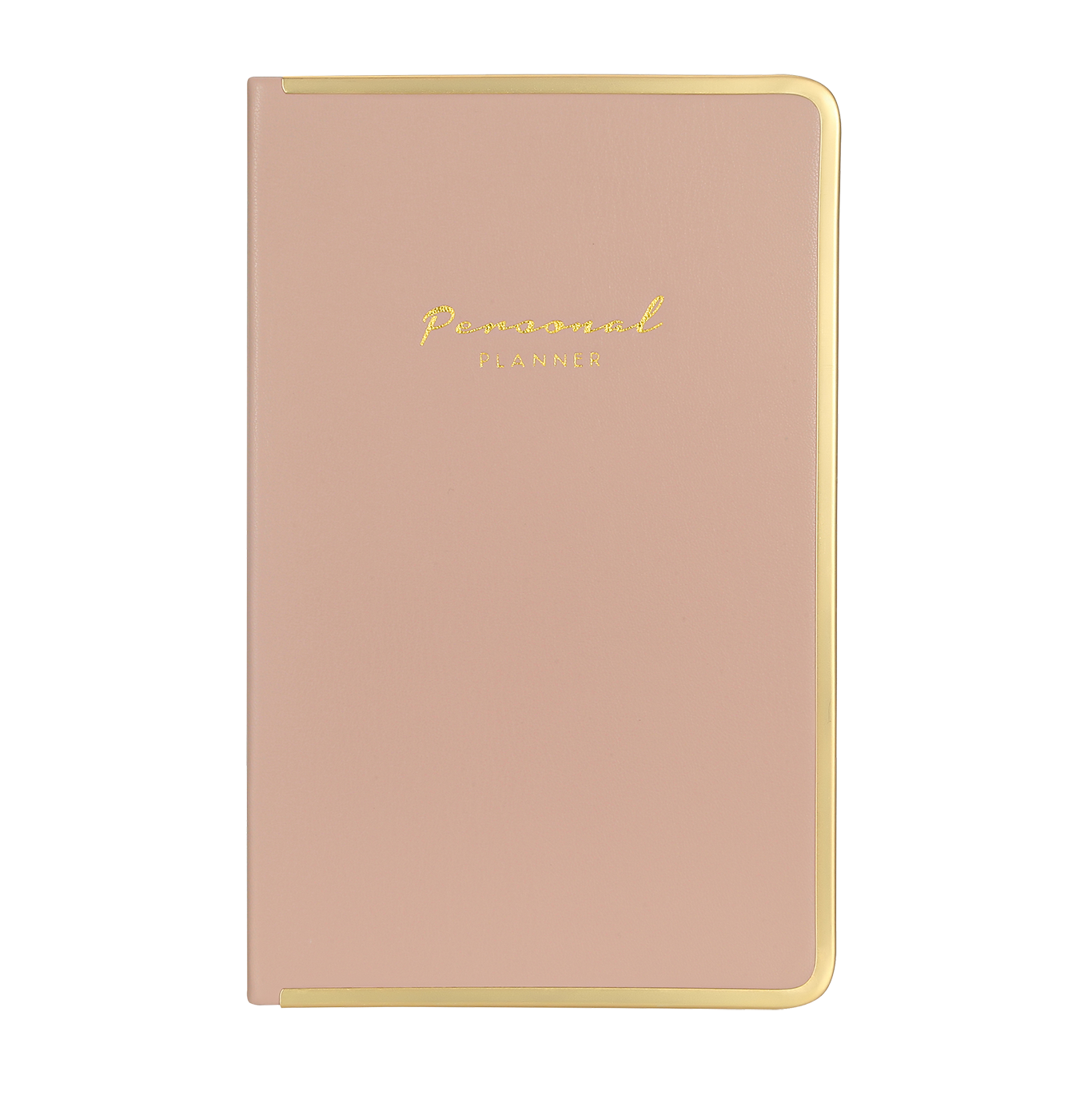 Monaco Undated Diary Personal Planner Vegan Cover (Burnt Rose)