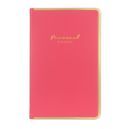 Monaco Undated Diary Personal Planner Vegan Cover (Pink)