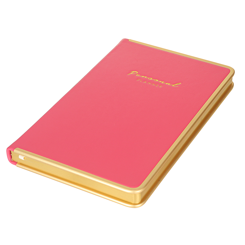 Monaco Undated Diary Personal Planner Vegan Cover (Pink)