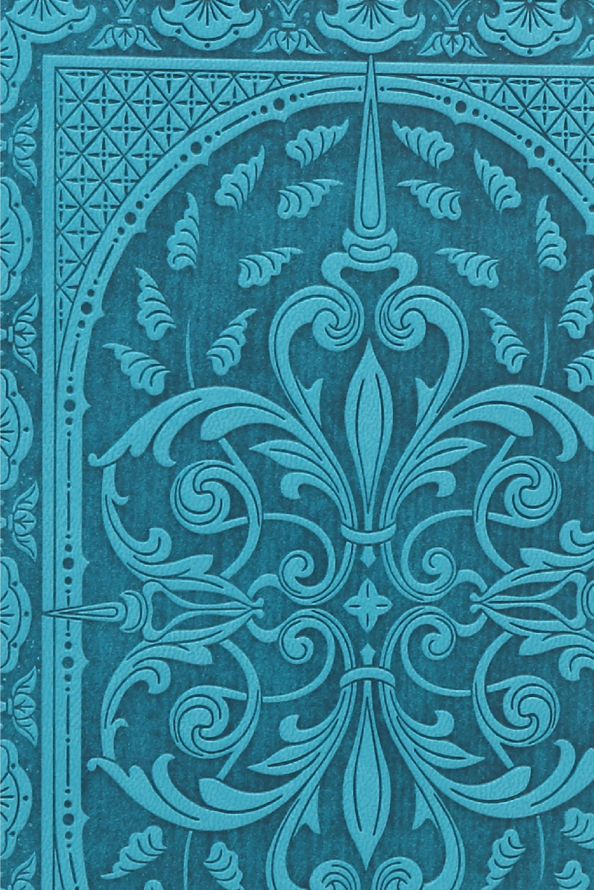 Sketchbook Antique Style Victoria's Journals (Aqua Blue)