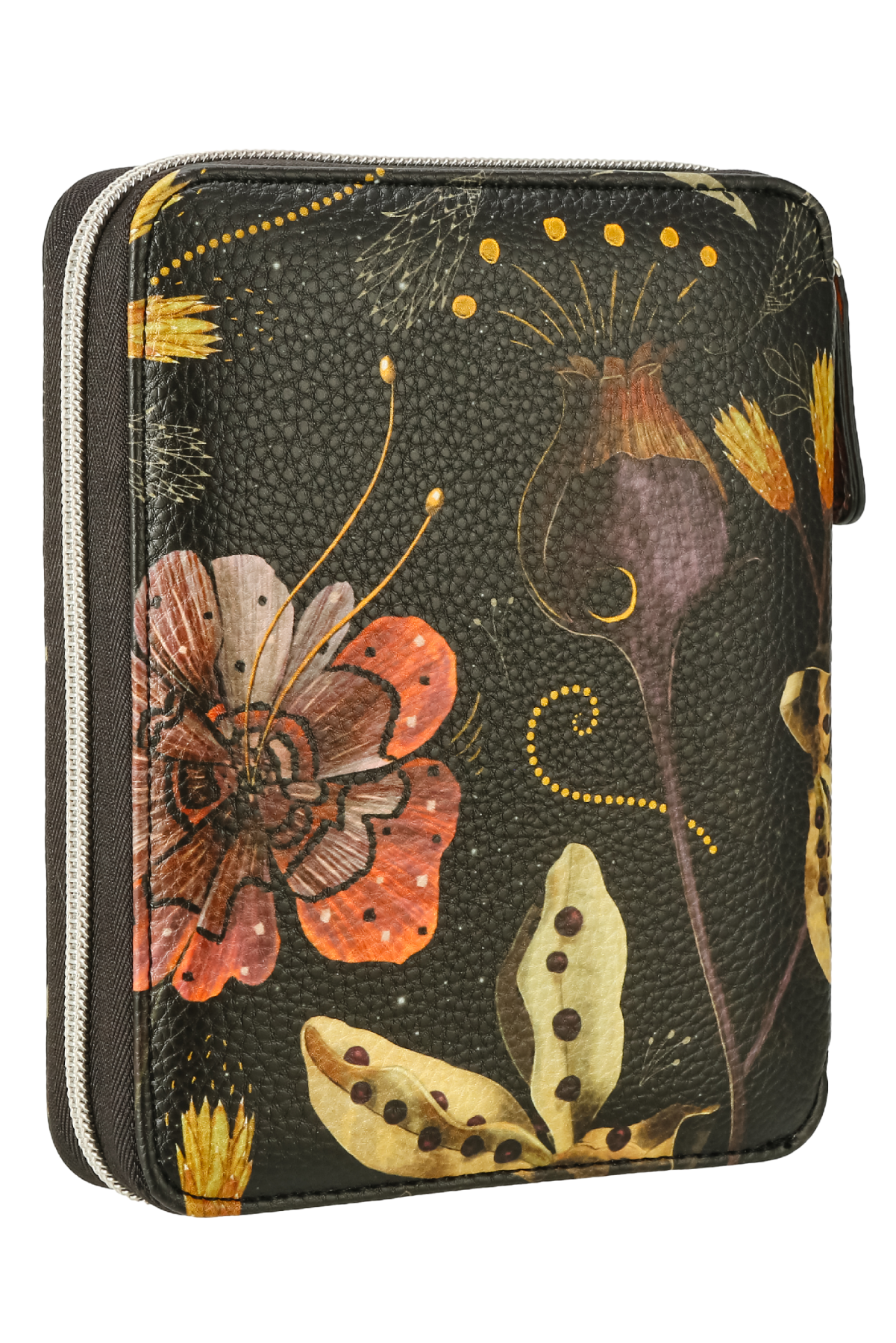 Zippered Vegan Leather Portfolio Notebook / Diary (Fall)
