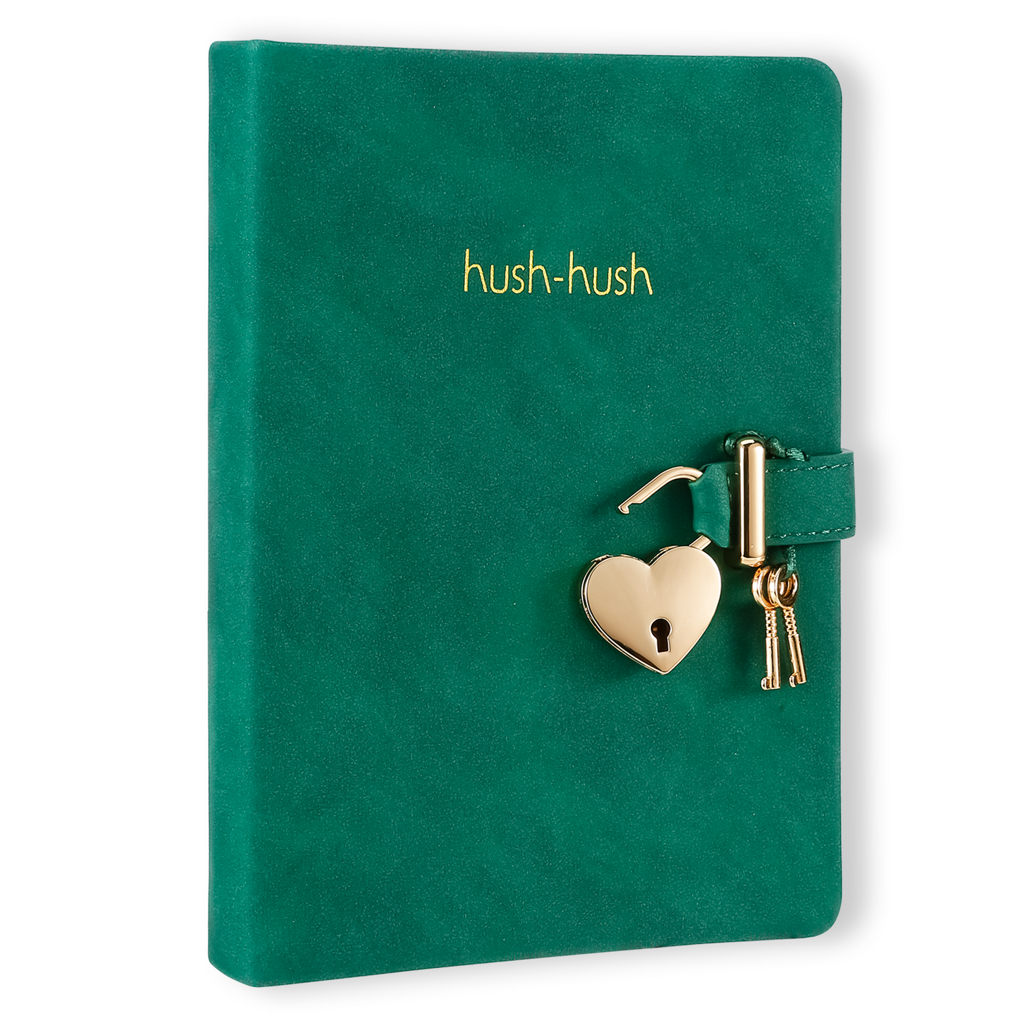 Heart Lock Journal for Girls with 2 Keys (Sherwood Green)