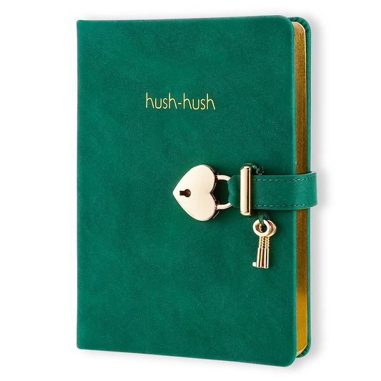 Heart Lock Journal for Girls with 2 Keys (Sherwood Green)