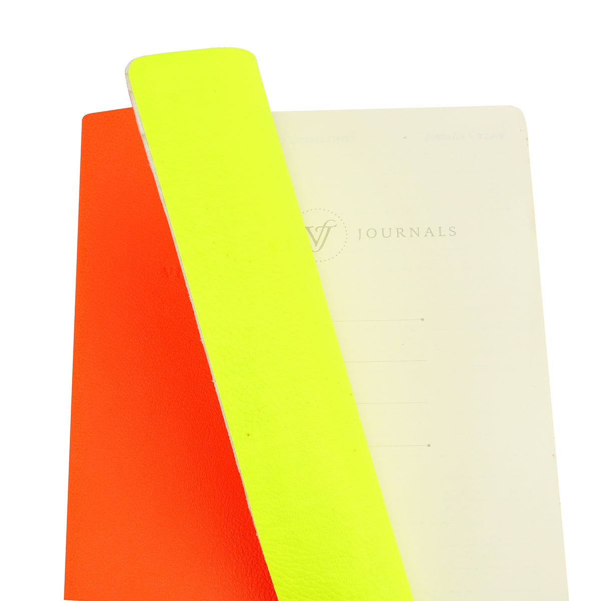 Victoria's Journals Neon Dotted Bullet Journal, Flexy Leatherette Cover, 96pages, 80 gsm (Neon Orange)