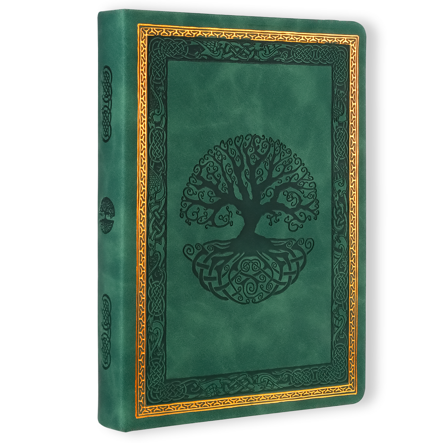 Victoria's Journals Antique Vintage Diary Hard Cover Celtic Tree of Life Diary (Celtic Green)