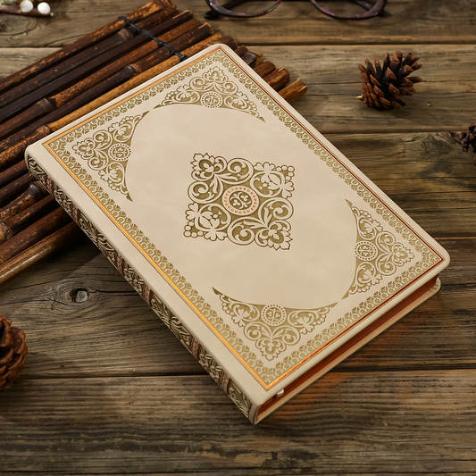 Antique Vintage Apricot Beige Diary – 320 Page Vegan Leather Journal