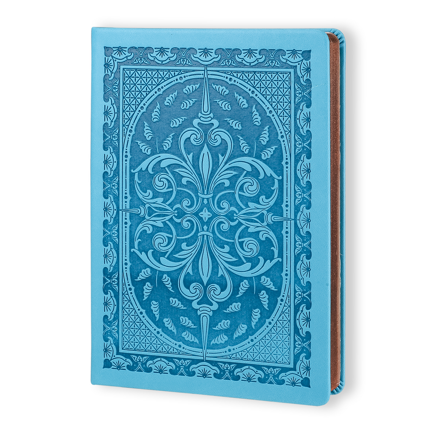 Antique Vintage Aqua Blue Diary – 320-Page Vegan Leather Journal