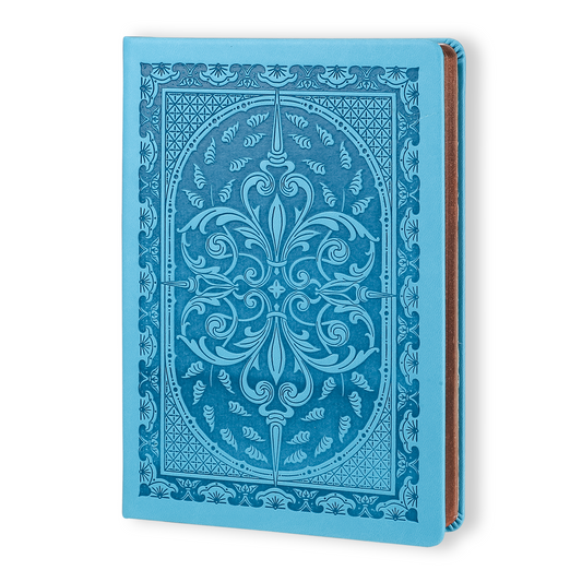 Victoria's Journals Vintage Renaissance Style Diary/Notebook (Aqua Blue)