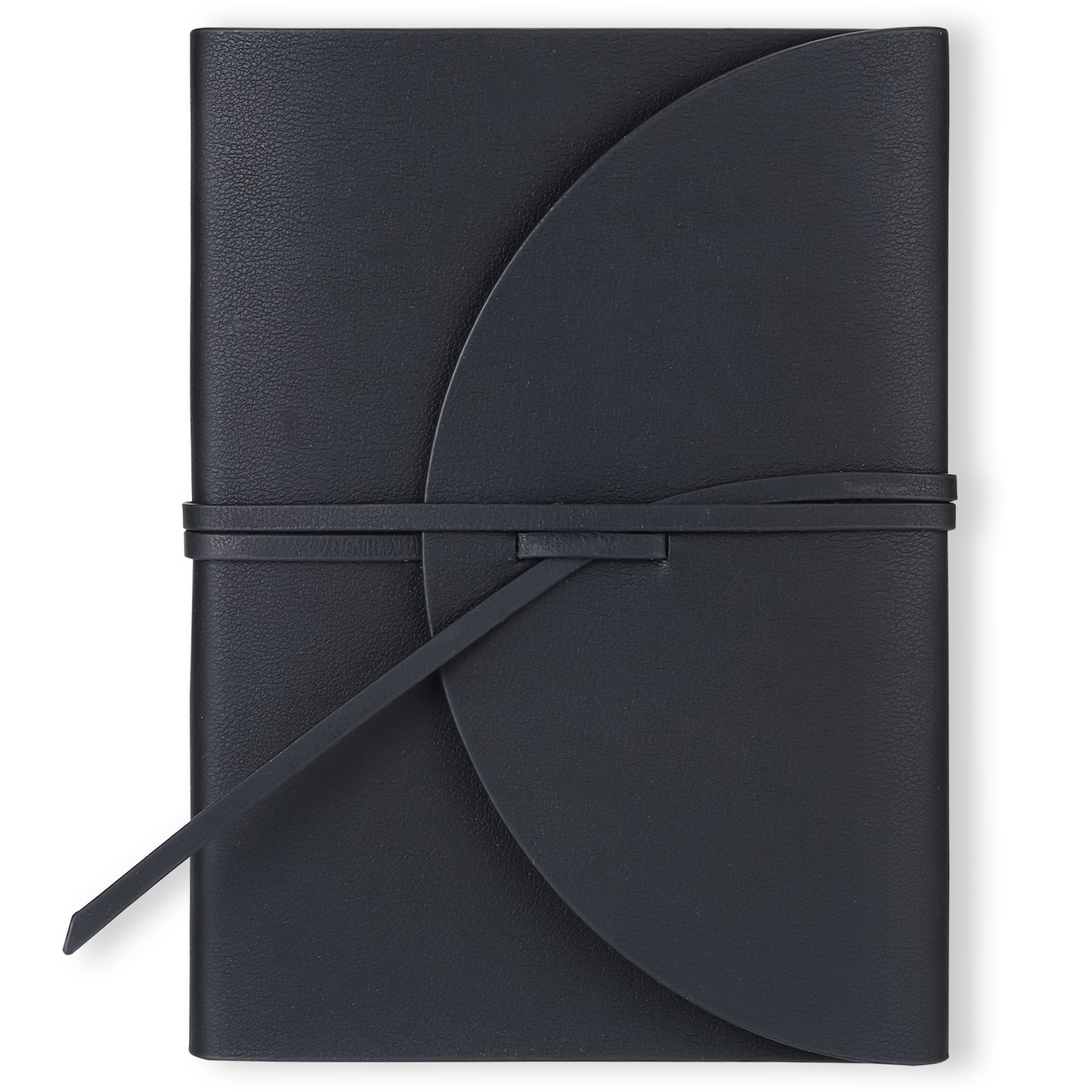 PELLA journal in trendy fashion colors with high-quality paper, compact design, flexy cover, and ethical leather by Victoria's Journals. Perfect for on-the-go. Victoria's Journals Black Colour