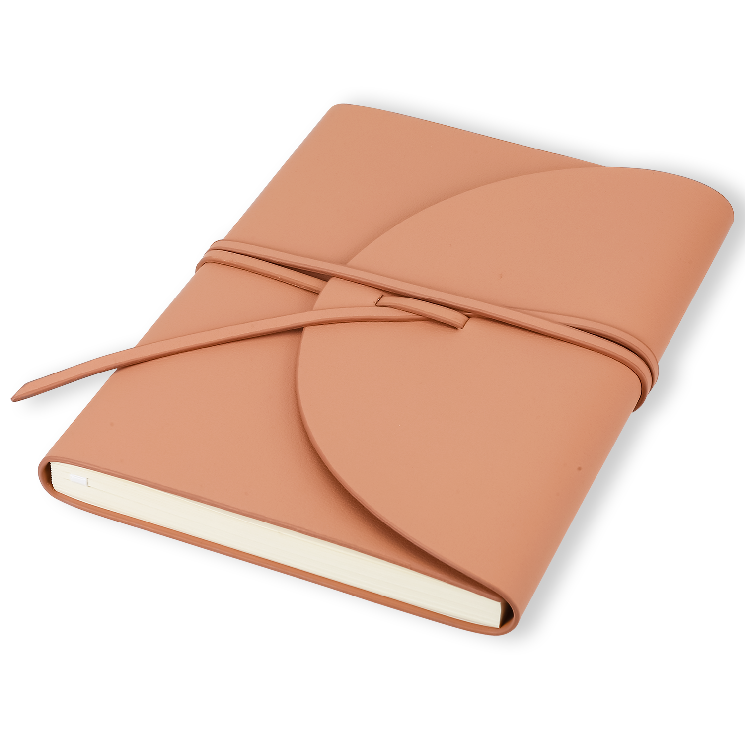 PELLA journal in trendy fashion colors with high-quality paper, compact design, flexy cover, and ethical leather by Victoria's Journals. Perfect for on-the-go. Victoria's Journals Burnt Rose Colour 