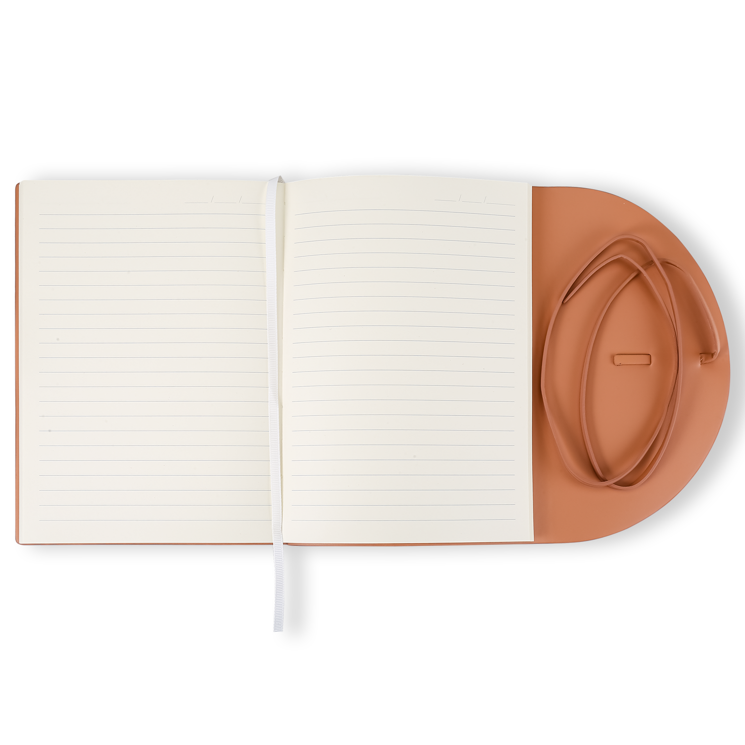 PELLA journal in trendy fashion colors with high-quality paper, compact design, flexy cover, and ethical leather by Victoria's Journals. Perfect for on-the-go. Victoria's Journals Burnt Rose Colour 