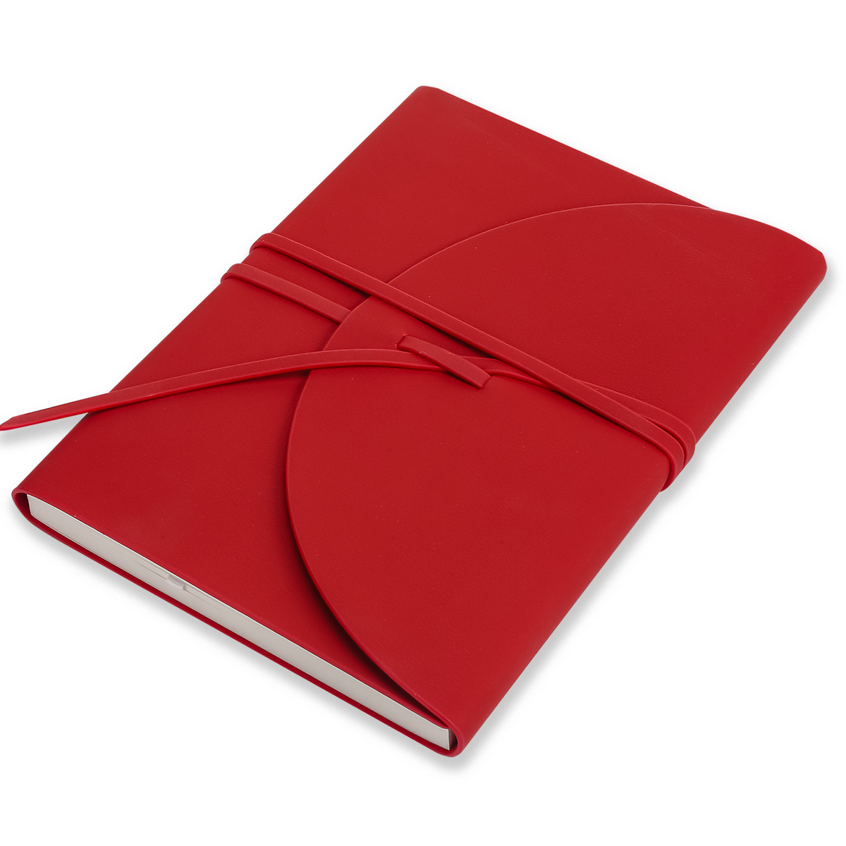 Pella Firenze Flexy Crimson Red Vegan Leather Journal – 192-Page Classic
