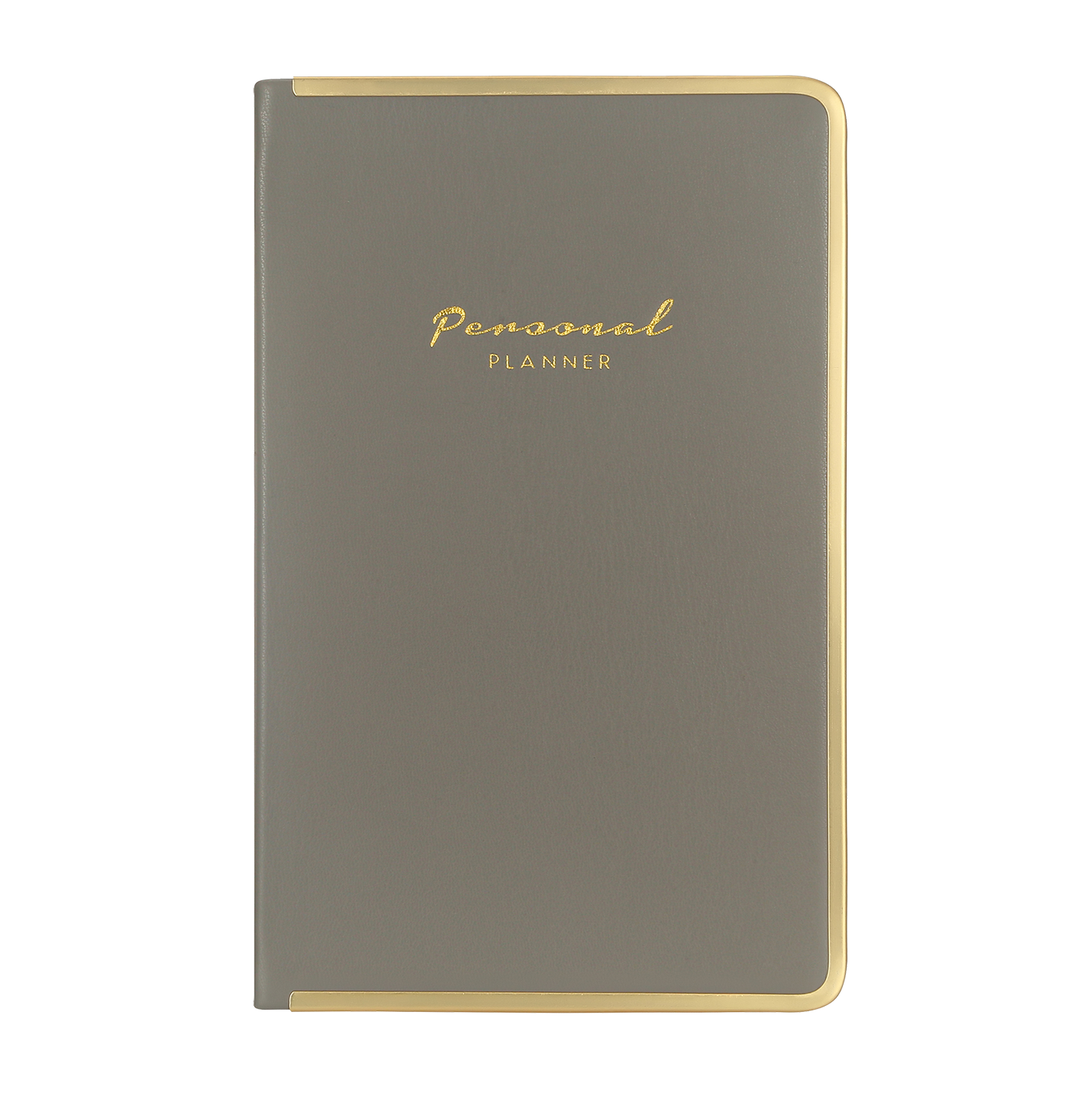 Monaco Undated Diary Personal Planner Vegan Cover (Gray)