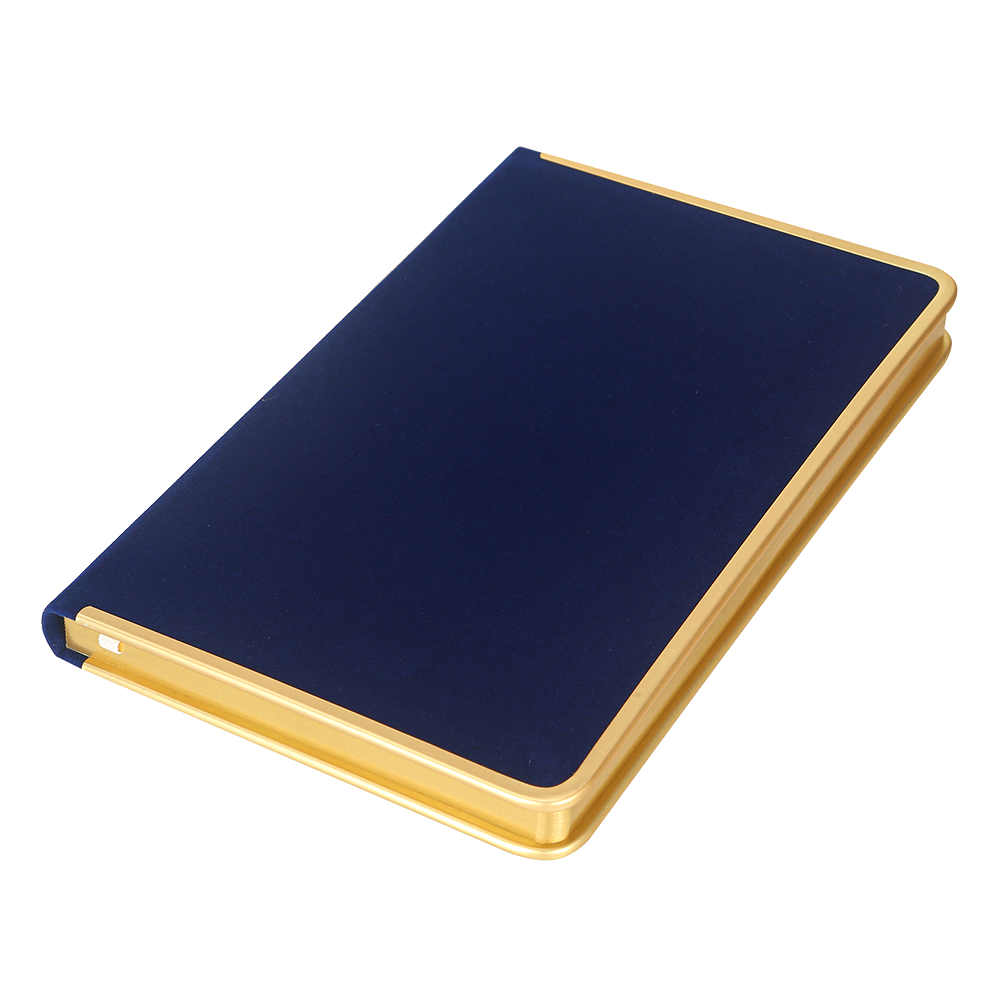 Monaco Undated Diary Personal Planner SUEDE Cover (Navy Blue)