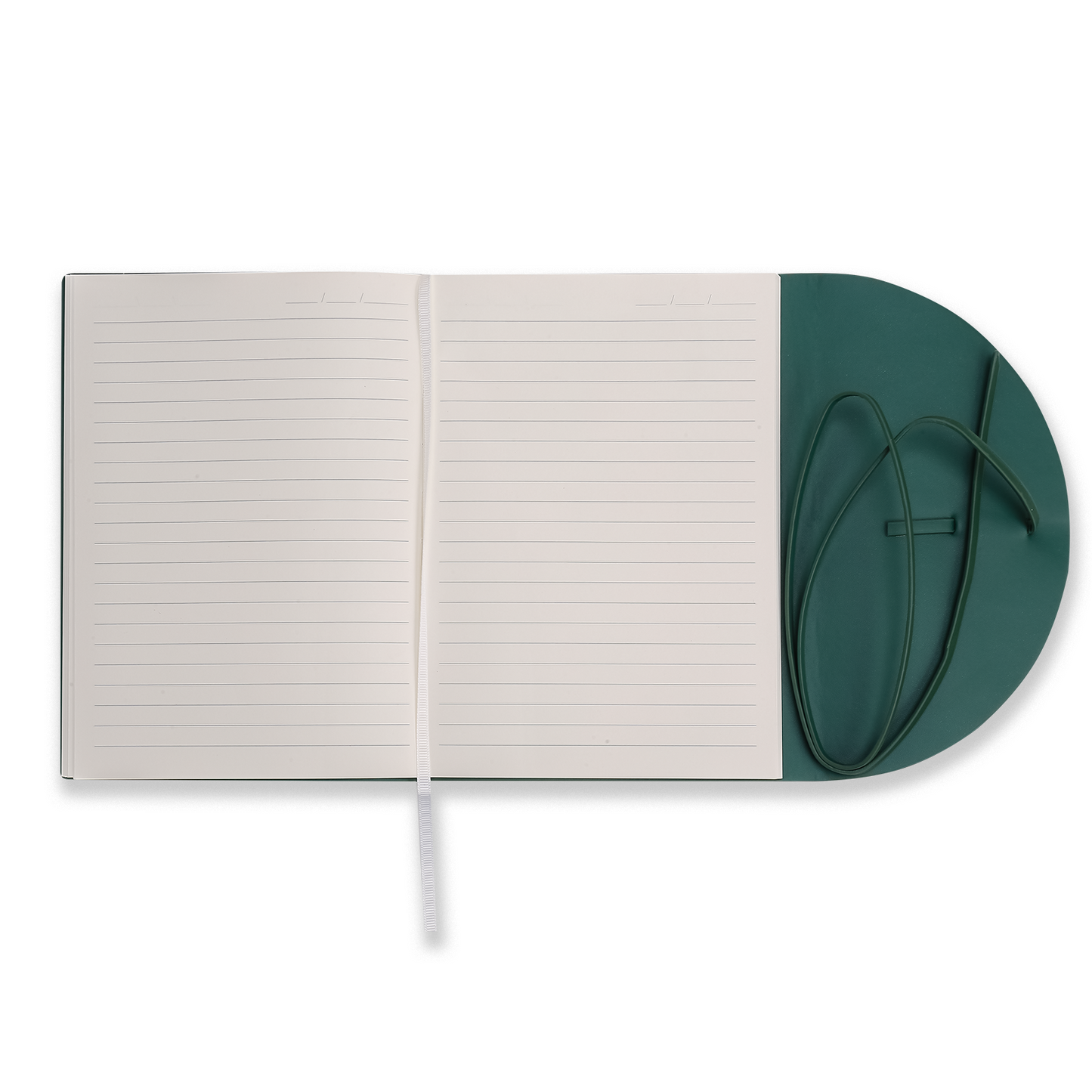 Pella Firenze Flexy Forest Green Vegan Leather Journal – 192-Page Classic