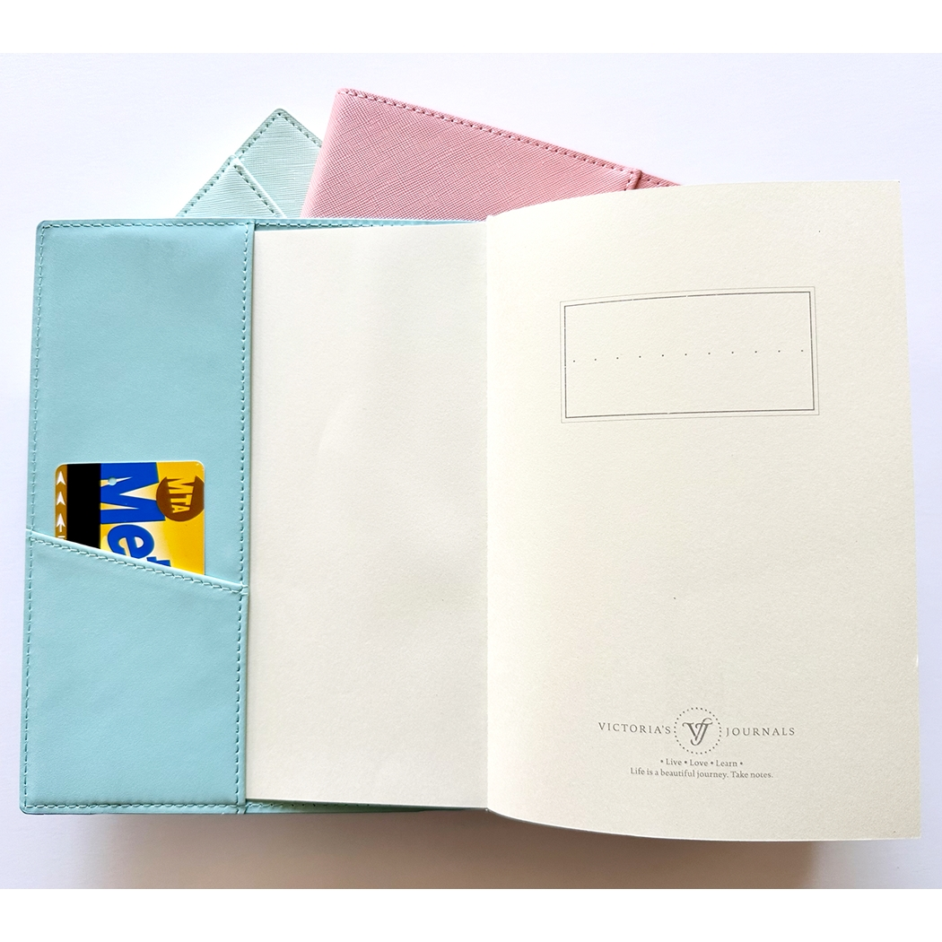 LIFE Leatherette Fashion Journal with Sleeve Cover (Blue)