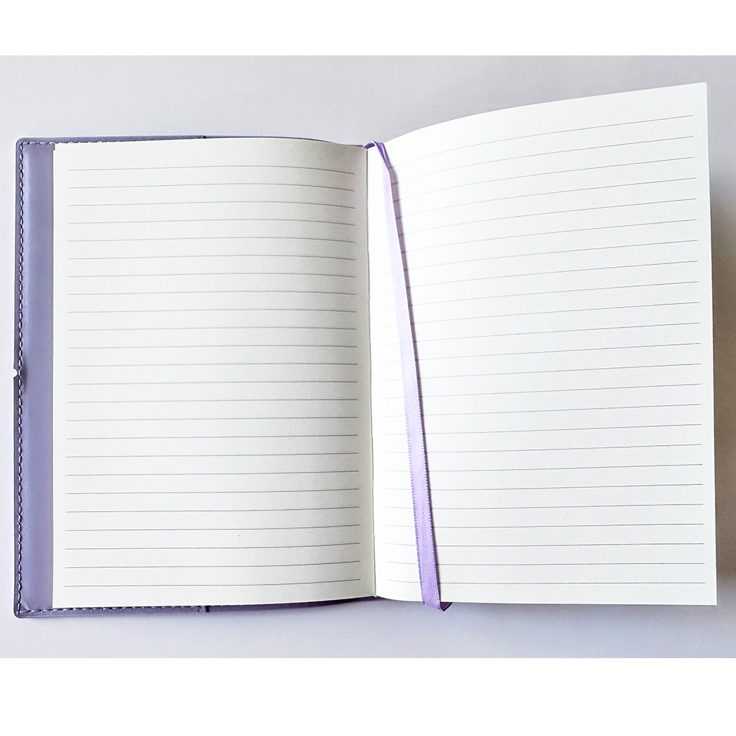 Sakura Soft Vegan Leather Journal (Lilac)