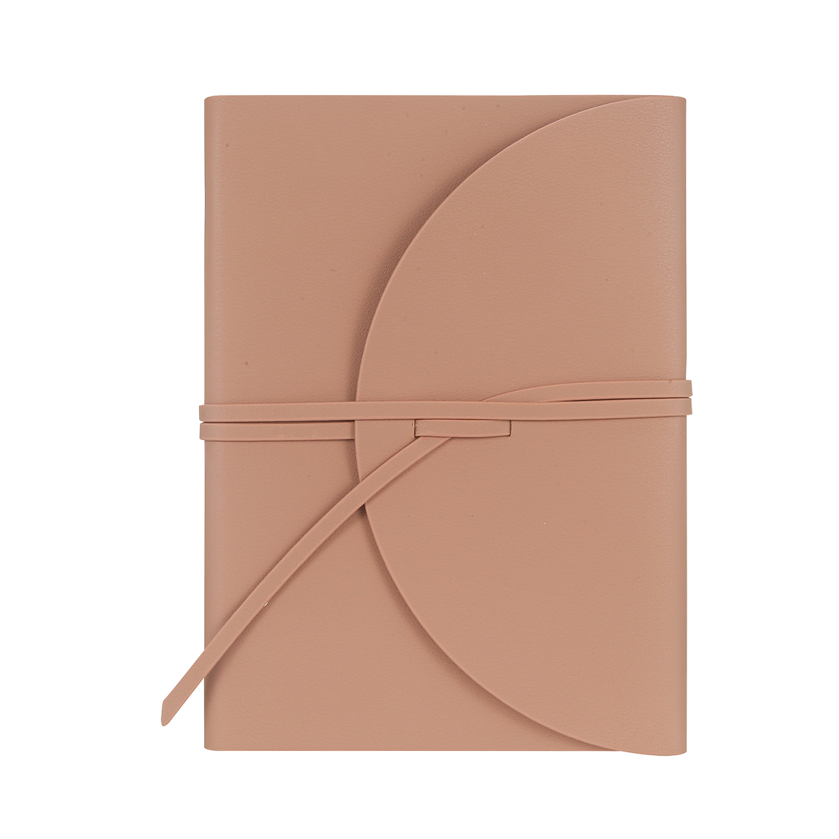 PELLA Dotted Bullet Journal, Flexy Leatherette Cover, 192pages, 80 gsm Cream Paper (Burnt Rose)