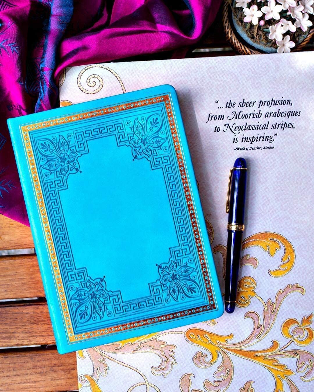 Victoria's Journals Vintage Style Diary for Men and Women – Use it for Writing, Note Taking, Poetry, Travel, Gratitude, Mindfulness, Self-Help, Daily Affirmations or a Prayer Journal 320p. (Teal)